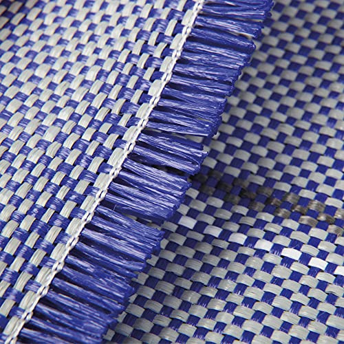 Vorzeltteppich viele Größen - Zelt Teppich, Zeltunterlage Campingteppich - (250x350cm / Dunkelblau) - für Outdoor, Anti Rutsch als Gras und Rasenschutz