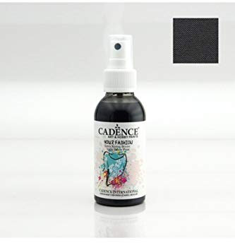 Cadence Pintura al Agua Textil en Spray Negro Ref. 1119