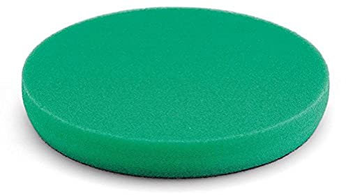 Flex Polierschwamm grün (ø 160 mm, Schwamm mit X-Cut Oberfläche, reduziert Wärmeentwicklung, Schaum hitzebeständig, reißfest, für Wassertropfen/Orangenhaut/Teerflechek/Kratzer) 434.280