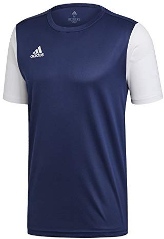 adidas Homme Estro 19 Jsy JERSEY SHORT SLEEVE , Dkblue/White, XXL EU