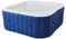 Happy Garden Spa Gonflable carré 158cm Lite - 4 Places. Spa Bien-être intérieur et extérieur Chauffant avec Jets massant.