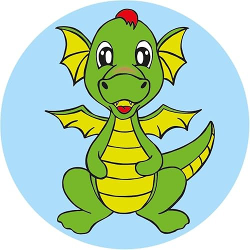 TimeTEX Belobigungs-AufkleberDrache, 560 Stk, 19 mm ø