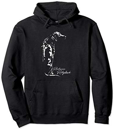 Rhodesian Ridgeback Hund Hundeportrait Wilsigns Hunde Pullover Hoodie