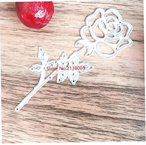Lankater Rosen-Blume Der Cuts Metall Der Stanzformen in Scrapbooking Embossing Folder Anzug für Big Shot-Ausschnitt-Maschine