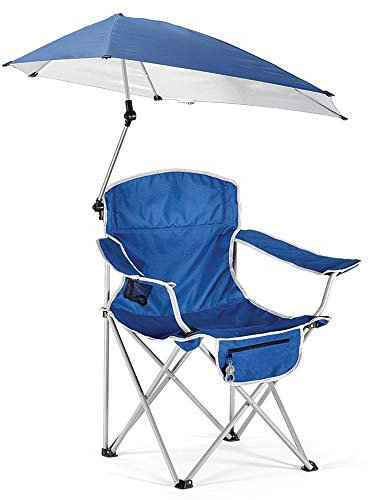 XBSLJ Fauteuil de pêche Chaises Pliantes Portables Chaises de Camping en Plein air avec Parasol Protection Solaire Chaise de Plage Camping Compact Randonnée Plage Pêche Jardin