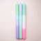 MADAM ERLE | 3er-Set Dipdye Stabkerzen | NIKE | handgemachte Kerzen extra lang| neon-pastell farbig | bunt | lange Brenndauer| Dekokerzen | Wohnzimmerdeko| tolle Geschenkidee für Freundin|