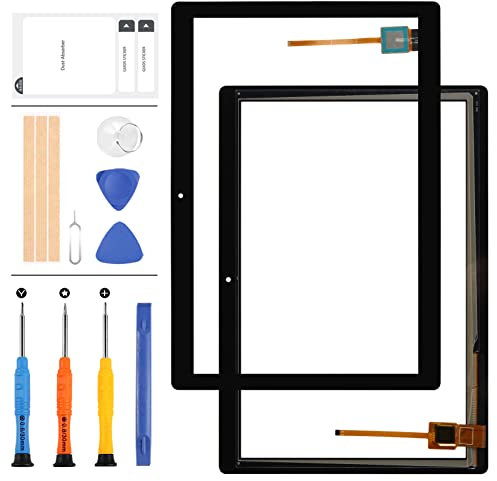 10.1 inch Touchscreen For Lenovo Tab M10 TB-X505 TB-X505F TB-X505L TB-X505X Touch Digitizer Sensor Full Glass Panel Replacement Repair Parts Kit(Not LCD) (Black)