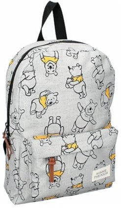 mybagstory - Rucksack – Winnie Puuh – Disney – Kinder – Schule – Kindergarten– Schulranzen Unisex – Größe 33 cm – verstellbare Träger – Geschenkidee