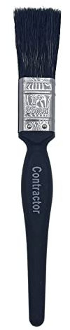 Maxim CONTRACTOR PAINT BRUSH for Emulsions, Gloss & Satin Paints and Varnishes - 1 - No Bristle Loss, Natural Bristle & Synthetic Filament mix for Excellent Paint Pick-Up & Release (1 / 25mm)