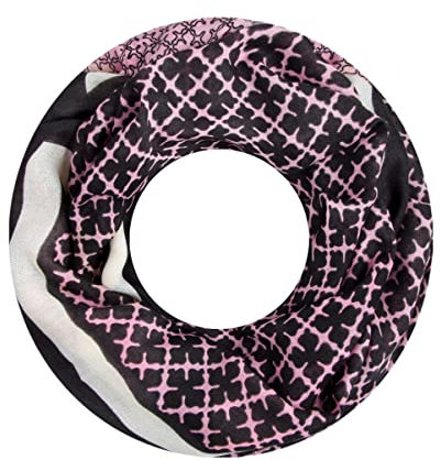 Majea Damen Loop Schal - gemustert, rosa Damen Artikel-Nr.441726
