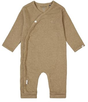 Noppies Baby Unisex Baby U Playsuit ls Rib Nevis Overalls, Light Green Melange-N092, 74