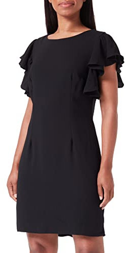 Naf Naf Damen Lenipraza R1 Robe, Schwarz, 32