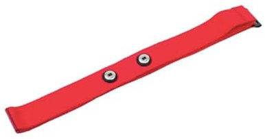 Frontier X Replacement Heart Rate Chest Strap, Compatible with Frontier X2 Wahoo Tickr Polar Garmin HRM Coospo - Heart Rate Monitor Strap Replacement (Medium, Red)