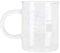 Beaker Cup Mug, Beaker Mug Borosilicate Glass Cup with Handle and Measuring Scale for Coffee Tea