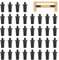 UFURMATE federbelastete Reparaturstifte, 36 Stück Kunststoffjalousien Reparaturstifte Schranktür Reparaturstifte Dämpferersatz Reparaturstifte Unterstützung, Durchmesser 6,9 mm / 0,27 Zoll (Schwarz)