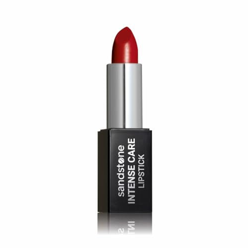 Sandstone Scandinavia - Intense Care Lipstick, Hypoallergen, Hochpigmentierter, Langlebig, Feuchtigkeitsspendende und pflegende Formel, Vegan, ohne duft oder Geschmack (41 First Love, 3,5 g)