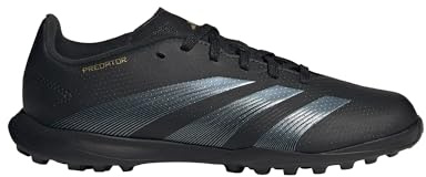 Adidas Unisex-Kids League Predator Turf, Black/Carbon/Gold Metallic, 11K