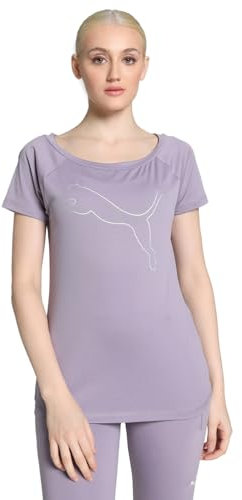 PUMA Unisex Train Favorite Jersey Cat Tee T-Shirts, Blasse Pflaume, L EU