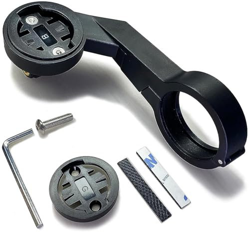 Gearmax 1 Pezzi GPS Supporto Manubrio,Supporto per Manubrio da Bicicletta Supporto Supporto Manubrio Bici Frontale con Supporto Inferiore per Tutti i Cycling Computer