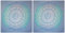 BRICOMIRAS Toalla Playa Grande antiarena, Manta Picnic, Manta Playa Mandala, Pareo Playa, Mandala Pared 100% Algodon, Mantel/Alfombra/Pareo (210x240cm, Azul Mandala, 2 Unidades)