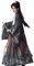 Uplateng Costume Hanfu Traditionnel Chinois Hommes Hanfu Rétro d'arts Martiaux élégant Costume de Cosplay Hanfu S-3XL Noir Rouge (Black,XXL)