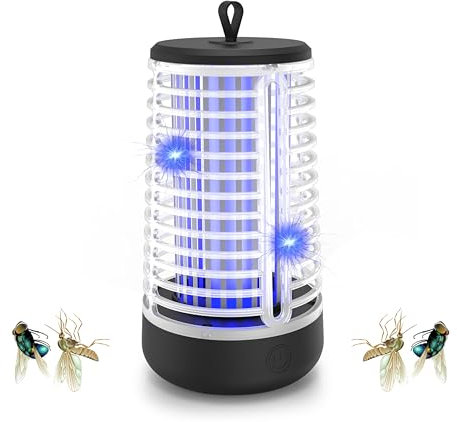 Elektrischer Insektenvernichter, UV-Insektenfalle, Mückenlampe, Fliegenfalle, Keine giftige Mückenvernichterlampe, für Fliegen, Mücken, Motten, Küche, für Schlafzimmer, Indoor