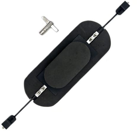 TUOREN Bass Drum Mute Pad Gerät mit Drum Tuning Key, Kick Drum Mute Pad für Silent 45.7 cm to 66.0 cm Bass Drum, Rubber Drum Mutes Pack Kick Drum Practice Pad for Drum Muffling