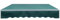 OUKEJNM Green Canvas Sonnenschutz, Ersatzplane, wasserdicht, 2,3 m, 3,5 m, 4,6 m, 50,7 m (nur Stoff), Polyester, UV-Schutz (4 x 3 m, 4 x 3 m)