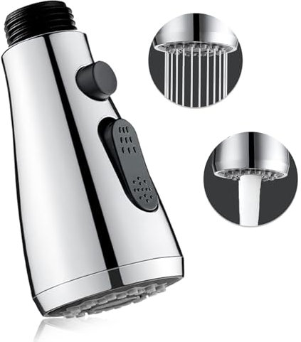 LURNODY 2 Modalità G 1/2 Ricambi Rubinetto Cucina, Adattatore Rubinetto Cucina, Rubinetto Doccia, Adatto per Cucina, Camper, Testa di Ricambio per Rubinetto Estraibile per Lavello Della Lavanderia