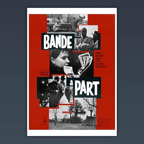Wandposter Bande A part - Godard - 70 x 100 cm
