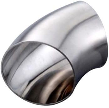 Raccords de plomberie Raccords en acier inoxydable, coude à 45 degrés, coude à souder bout à bout de 19 mm 22 25 28 32 34 38 45 48 51 mm de diamètre extérieur, raccord de tuyau sanitaire en acier inox