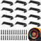 12pcs Car Display Wall Mount, F1 Model Car Wall Mount, , Toy Car Display Shelves, Vertical Car Holder Wall Mount for Car Collection Car Enthusiasts for Lego Speed Champion Series (Black)
