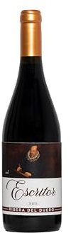 Vino ESCRITOR Cosecha 2018 Tempranillo, Tinto D.O. Ribera del Duero, 750 mililitros. Edición especial para los amantes de la literatura y el arte.