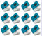 Shinekoo Lot de 12 sacs à poussière pour aspirateur Samsung Bespoke VCA-ADB95 VS20A95923W Jet Robot Aspirateur Haute Capacité Jetable Poubelle Accessoires