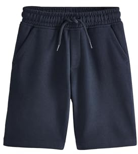 NEXT Jungen Reguläre Passform Jersey-Shorts Blau Dunkelmarine 158