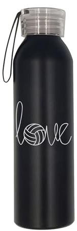 Love Volleyball Trinkflasche Love Volleyball Isolierflasche Edelstahl Wasserflasche Trinkflasche