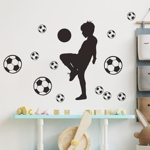 Football Stickers Football Wall Decal for Home Decoration