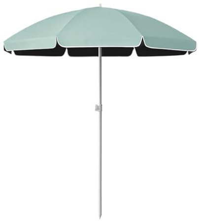 1.8m Outdoor Patio Umbrella, Ice Pink Outdoor Beach Umbrella, Sun Shade Umbrella, Kann In Den Allgemeinen Kofferraum Gelegt Werden, Viele Farben Verfügbar(Celestial Green,2.2M)