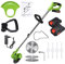 18800 RPM Elettrico Rasaerba Cordless Erba Tagliasiepi Regolabile Portatile Palmare Falciatrice Attrezzi Da Giardino A Casa(2 Battery)