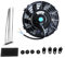 Ucreative Universal Fit High Performance 12V Slim Electric Cooling Radiator Fan with Mounting Kit (7 Inch)