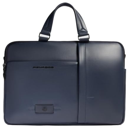 PIQUADRO – Borsa - Porta Pc 15,6 – Elegante e Professionale - In Pelle – Uomo