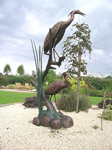H. Packmor GmbH Bronzefigur Reiherpärchen