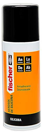 fischer 098673 098673-Spray al Silicone Aerosol 400 ml, Trasparente