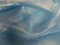 CRYSTAL Organza Stoff HELLBLAU BLAU Meterware GLITZER OPTIK