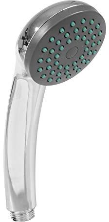 Amig - Teléfono de Ducha Antical Mod.LEA - Alcachofa de 1 Posición o Tipo de Chorro - Cabezal de Rosca Fácil de Instalar - Ligero y Resistente - Acabado Cromado