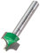 Trend CraftPro Ovolo Rounded Over Router Cutter Bit, 1/4 Inch Shank, 6.3mm Radius and 15.9mm Cut Length, Tungsten Carbide Tipped, C127X1/4TC