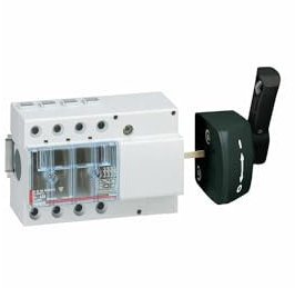022518 Legrand - Interrupteur sectionneur tétrapolaire Vistop 63A - 4P - avec commande latérale par poignée noire