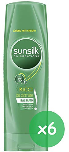 SUNSILK Lockenbalsam zum Duschen 6 x 200 ml