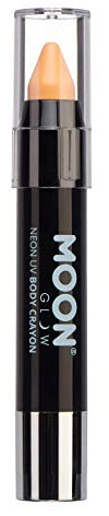 Moon Glow - Neon UV Paint Stick Body Crayon for the Face & Body – Pastel Orange