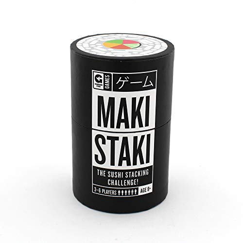 Ginger Fox Maki Staki Sushi-Themen-Kartenspiel – Sammeln Sie die Karten, um Ihr Maki perfektes Partyspiel für bis zu 6 Spieler zu Machen.